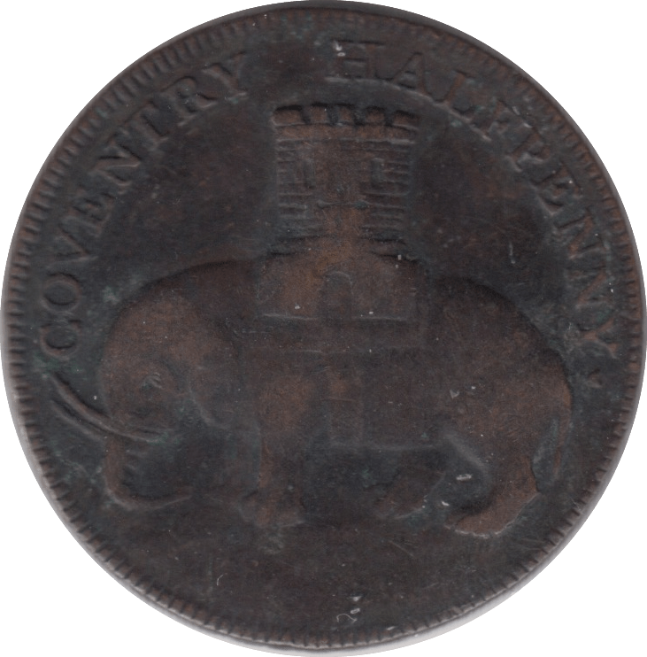 1792 HALF PENNY TOKEN COVENTRY - HALFPENNY TOKEN - Cambridgeshire Coins