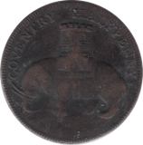 1792 HALF PENNY TOKEN COVENTRY - HALFPENNY TOKEN - Cambridgeshire Coins