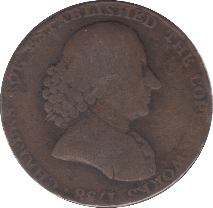 1792 HALF PENNY TOKEN MACCLESFIELD - HALFPENNY TOKEN - Cambridgeshire Coins