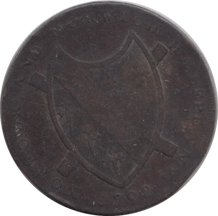 1792 HALF PENNY TOKEN NORWICH - HALFPENNY TOKEN - Cambridgeshire Coins