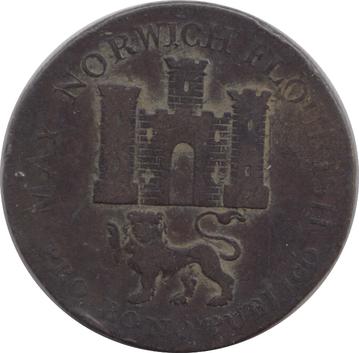 1792 HALF PENNY TOKEN NORWICH - HALFPENNY TOKEN - Cambridgeshire Coins