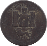 1792 HALF PENNY TOKEN NORWICH - HALFPENNY TOKEN - Cambridgeshire Coins