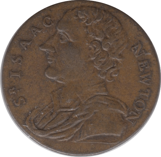 1793 CAMBRIDGE FARTHING TOKEN ISACC NEWTON - FARTHING TOKEN - Cambridgeshire Coins