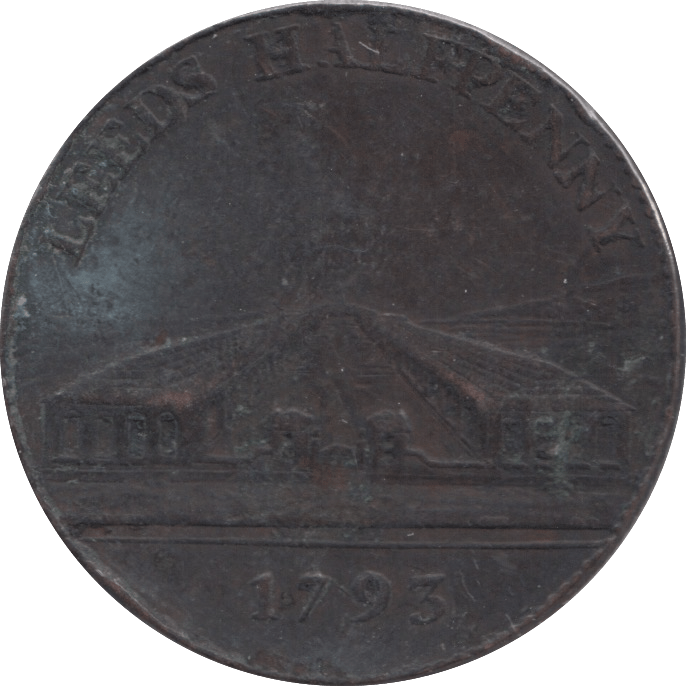 1793 HALF PENNY TOKEN LEEDS - HALFPENNY TOKEN - Cambridgeshire Coins