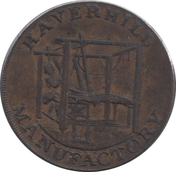 1794 HALF PENNY TOKEN HAVERHILL - HALFPENNY TOKEN - Cambridgeshire Coins