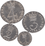 1795 MAUNDY SET GEORGE III - Maundy Set - Cambridgeshire Coins