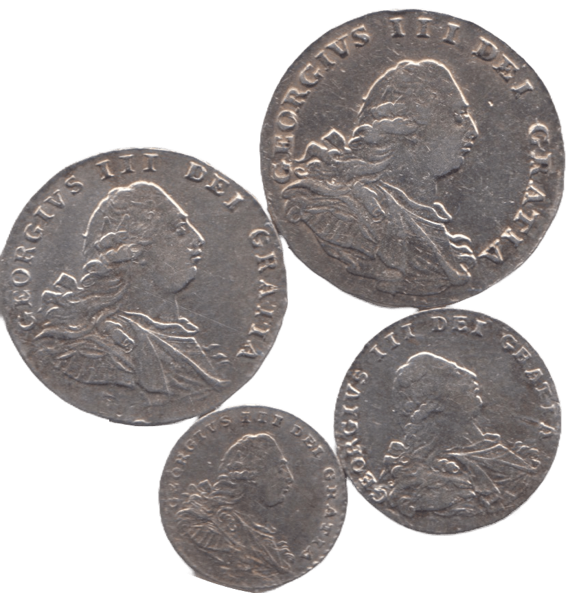 1795 MAUNDY SET GEORGE III - Maundy Set - Cambridgeshire Coins