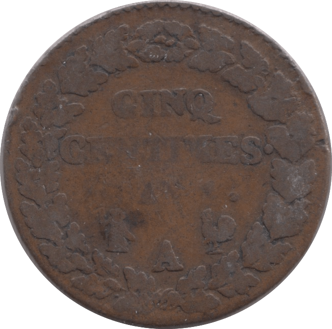 1797 5 CENTIMES FRANCE - WORLD COINS - Cambridgeshire Coins