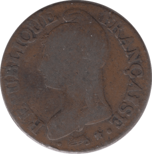 1797 5 CENTIMES FRANCE - WORLD COINS - Cambridgeshire Coins