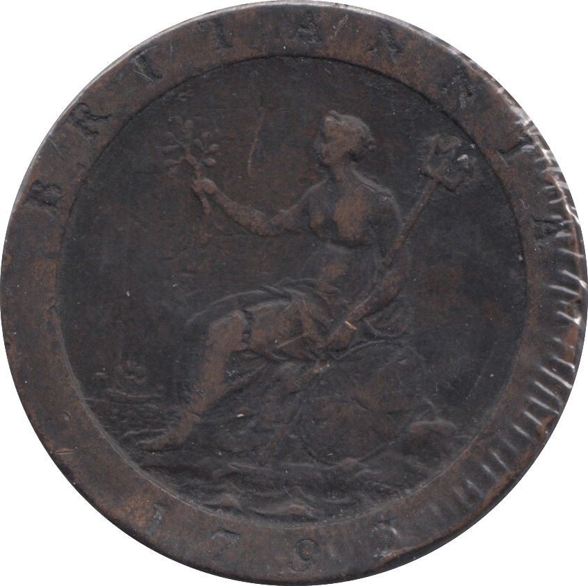 1797 PENNY BRITANNIA ( FINE ) - PENNY - Cambridgeshire Coins