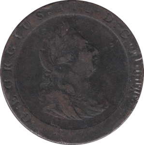 1797 PENNY BRITANNIA ( FINE ) - PENNY - Cambridgeshire Coins