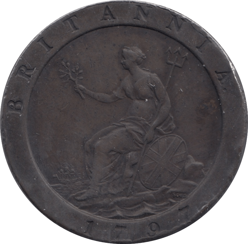 1797 PENNY BRITANNIA ( GVF ) - PENNY - Cambridgeshire Coins