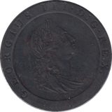 1797 PENNY BRITANNIA ( VF ) - PENNY - Cambridgeshire Coins