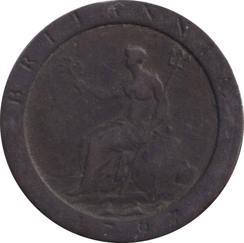 1797 PENNY ( FINE ) 8 - Penny - Cambridgeshire Coins