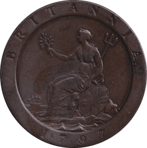 1797 PENNY ( GVF ) N2 - Penny - Cambridgeshire Coins