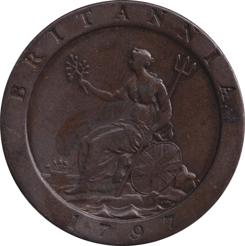 1797 PENNY ( GVF ) N2 - Penny - Cambridgeshire Coins