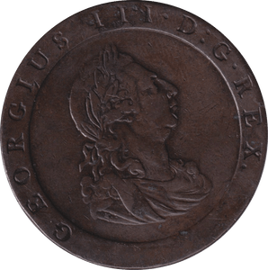 1797 PENNY ( GVF ) N2 - Penny - Cambridgeshire Coins