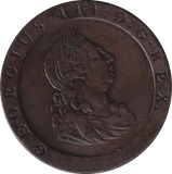 1797 PENNY ( GVF ) N2 - Penny - Cambridgeshire Coins