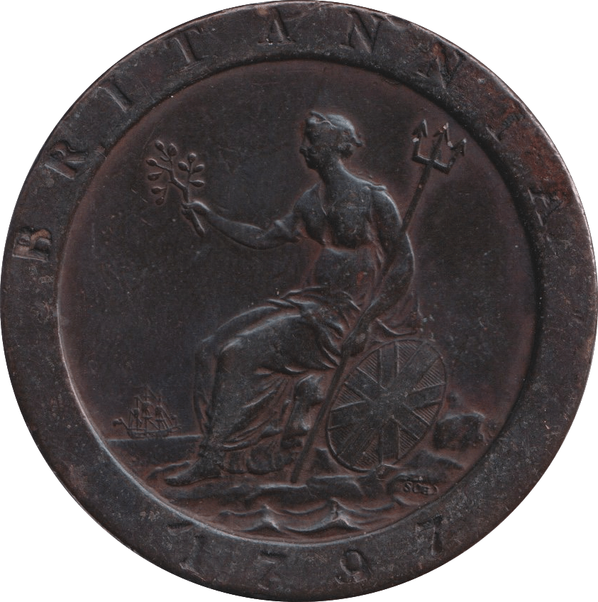 1797 PENNY ( VF ) N2 - Penny - Cambridgeshire Coins