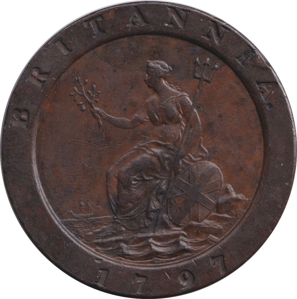 1797 TWOPENCE ( AUNC ) D10 - TWOPENCE - Cambridgeshire Coins