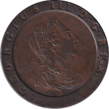 1797 TWOPENCE ( AUNC ) D10 - TWOPENCE - Cambridgeshire Coins