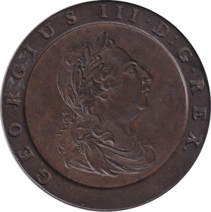 1797 TWOPENCE ( AUNC ) D11 - TWOPENCE - Cambridgeshire Coins