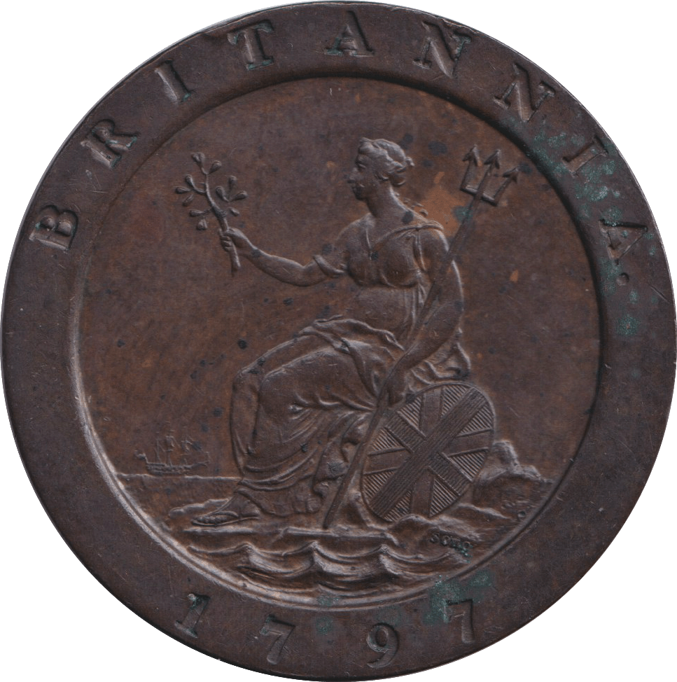 1797 TWOPENCE ( AUNC ) D11 - TWOPENCE - Cambridgeshire Coins