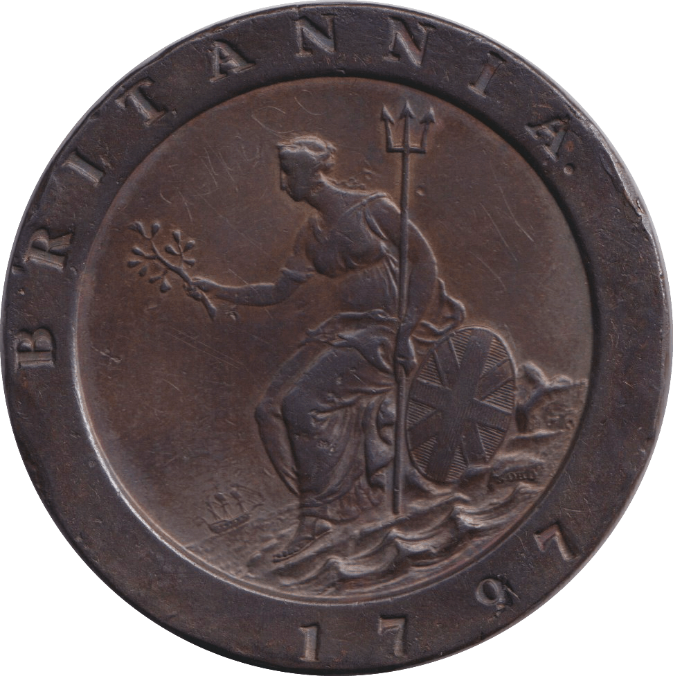 1797 TWOPENCE ( EF ) D6 - TWOPENCE - Cambridgeshire Coins