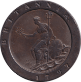 1797 TWOPENCE ( EF ) D6 - TWOPENCE - Cambridgeshire Coins