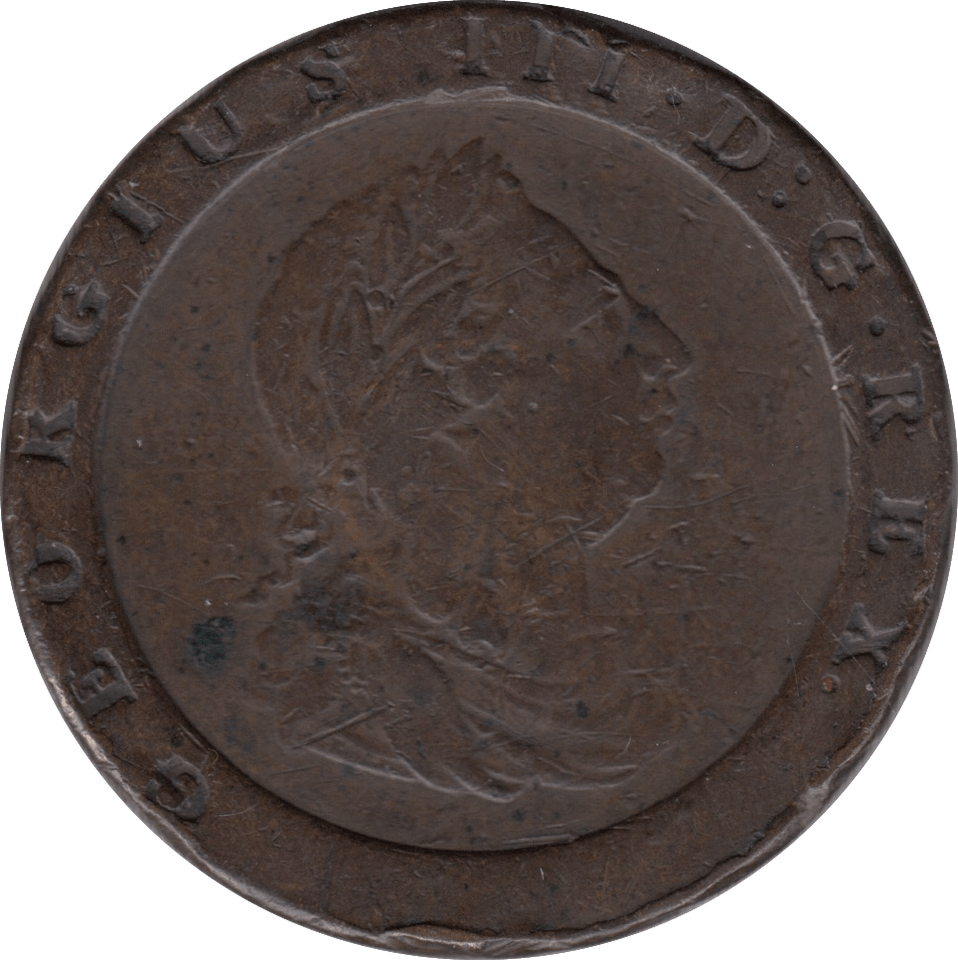 1797 TWOPENCE ( FINE ) REF 11 - TWOPENCE - Cambridgeshire Coins