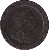 1797 TWOPENCE ( GF ) N2 - TWOPENCE - Cambridgeshire Coins