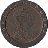 1797 TWOPENCE ( GVF ) 8 - TWOPENCE - Cambridgeshire Coins