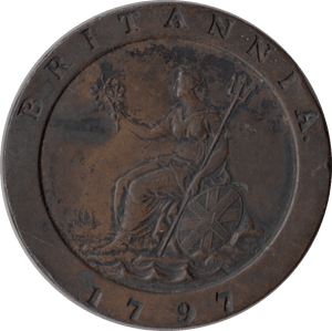 1797 TWOPENCE ( GVF ) 9 - TWOPENCE - Cambridgeshire Coins