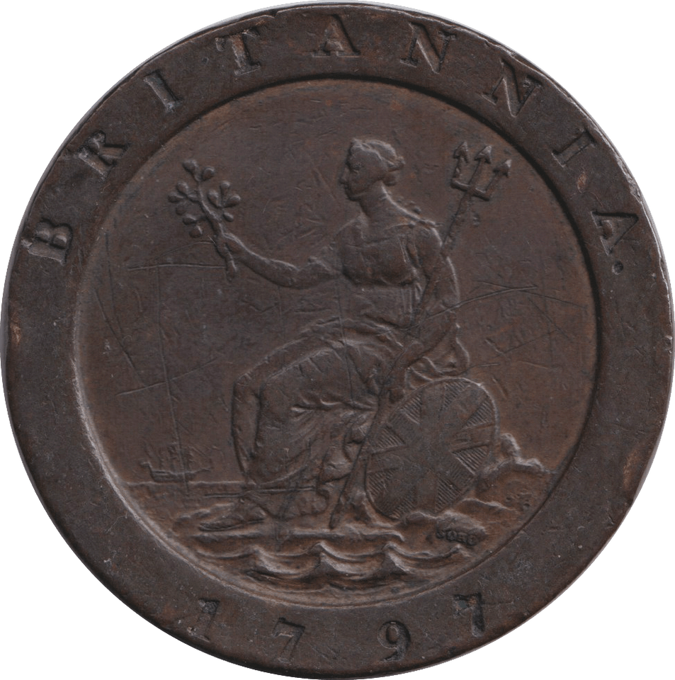 1797 TWOPENCE ( GVF ) D1 - TWOPENCE - Cambridgeshire Coins