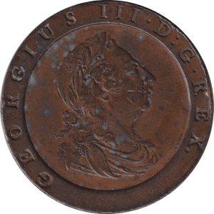 1797 TWOPENCE ( GVF ) D3 - TWOPENCE - Cambridgeshire Coins