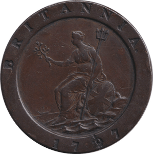 1797 TWOPENCE ( GVF ) D5 - TWOPENCE - Cambridgeshire Coins