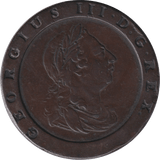 1797 TWOPENCE ( GVF ) D5 - TWOPENCE - Cambridgeshire Coins