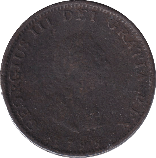 1799 FARTHING ( FAIR ) - FARTHING - Cambridgeshire Coins