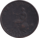 1799 FARTHING ( FINE ) - Farthing - Cambridgeshire Coins