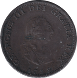 1799 FARTHING ( GVF ) - FARTHING - Cambridgeshire Coins