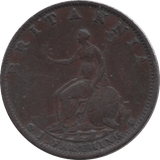 1799 FARTHING ( VF ) - Farthing - Cambridgeshire Coins