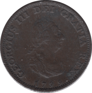 1799 FARTHING ( VF ) - Farthing - Cambridgeshire Coins