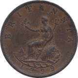 1799 HALFPENNY ( GVF ) - PENNY - Cambridgeshire Coins