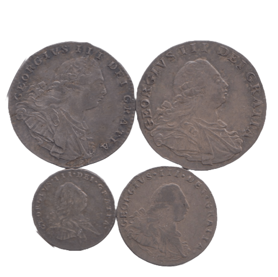 1800 MAUNDY SET GEORGE III - Maundy Set - Cambridgeshire Coins