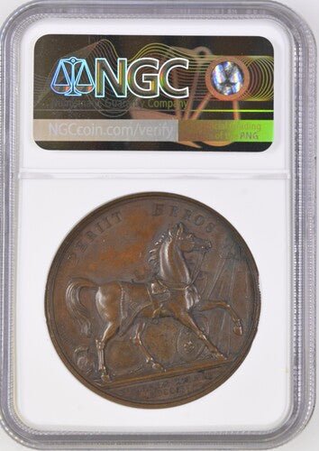 1804 DATED FRANCE BRAMSEN - 293 EXECUTION LOUIS DE BOURBON - CONDE BRONZE MS 62 BN - NGC COPPER COINS - Cambridgeshire Coins