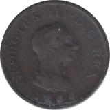 1806 FARTHING ( FINE ) - Farthing - Cambridgeshire Coins