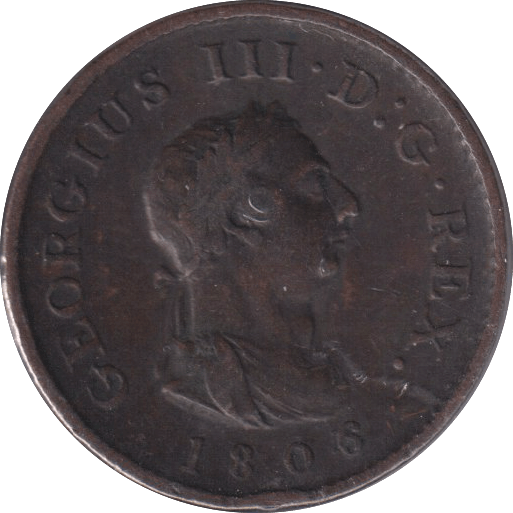 1806 FARTHING ( GF ) - FARTHING - Cambridgeshire Coins