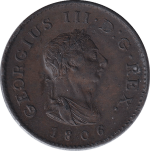 1806 FARTHING ( GVF ) - FARTHING - Cambridgeshire Coins