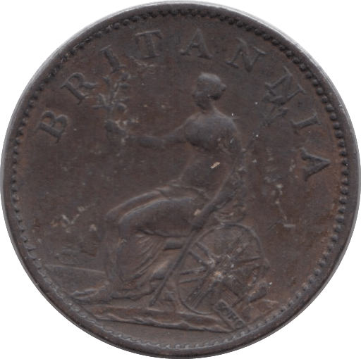 1806 FARTHING ( GVF ) - Farthing - Cambridgeshire Coins