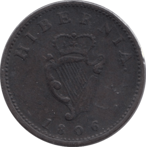 1806 IRELAND FARTHING - Farthing - Cambridgeshire Coins